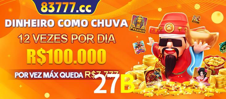 Banner do programa de recompensas Recomende para amigos do 27B, detalhando os bônus por convidar amigos, com prêmios que chegam a R$288.888.